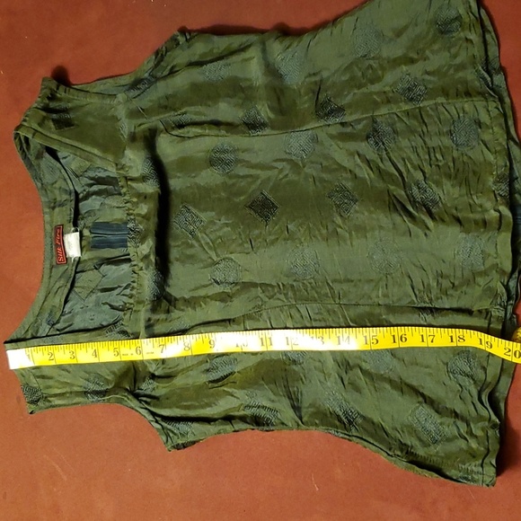 sleeveless shot silk top - Picture 8 of 11